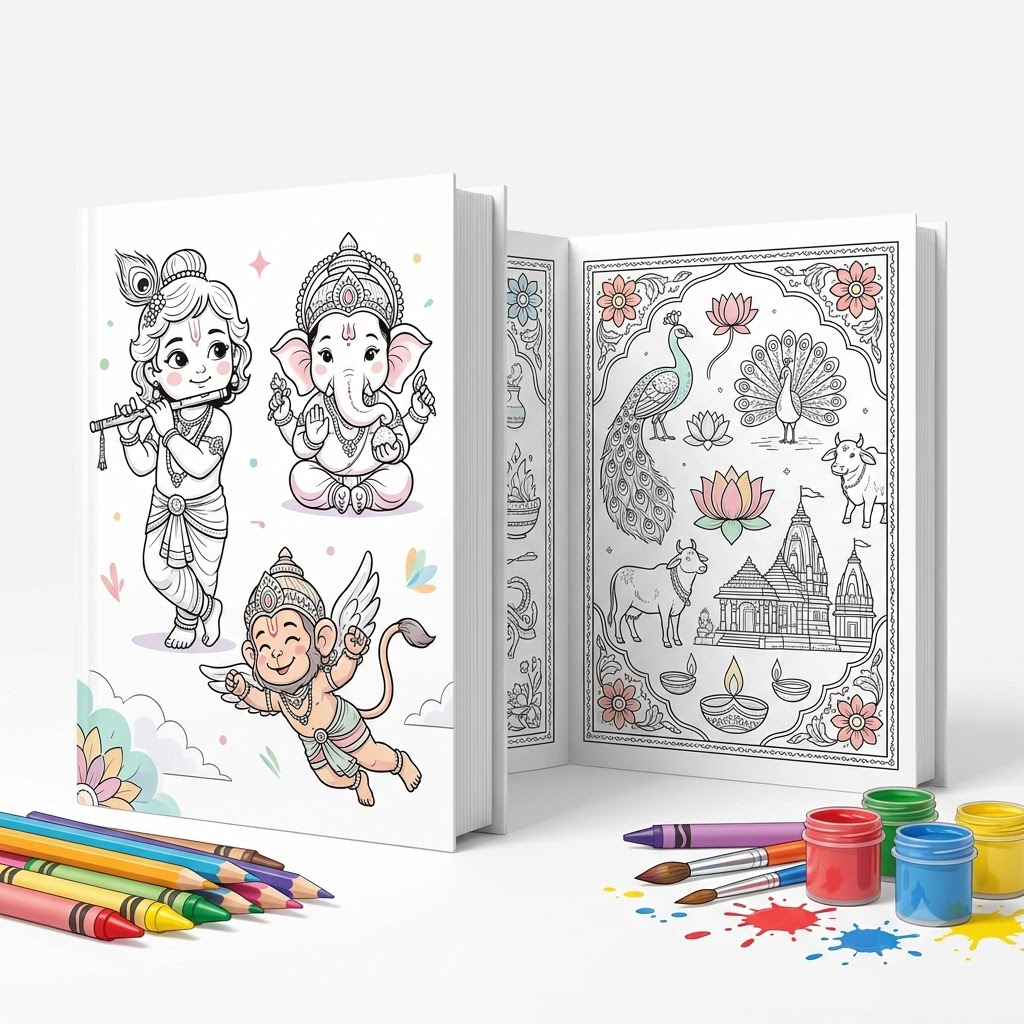 Home coloring books