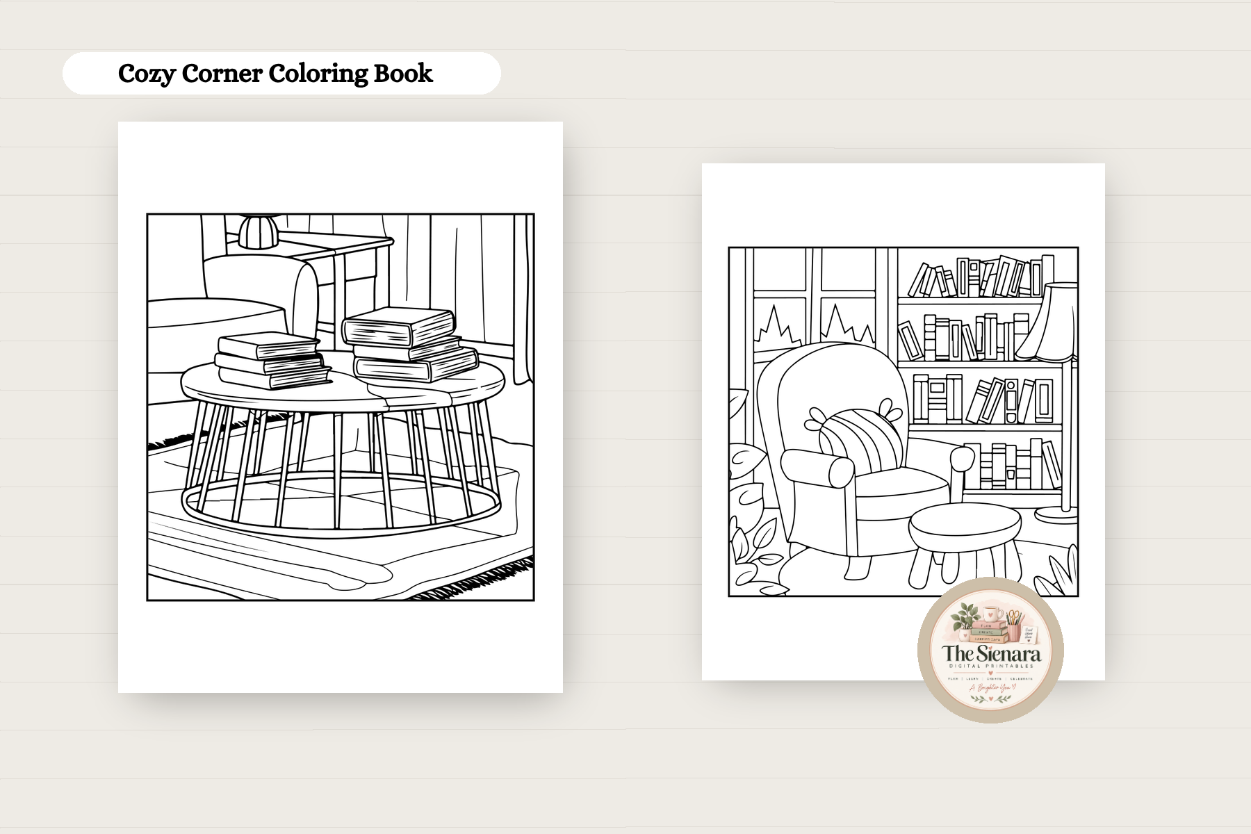 cozy corner coloring book