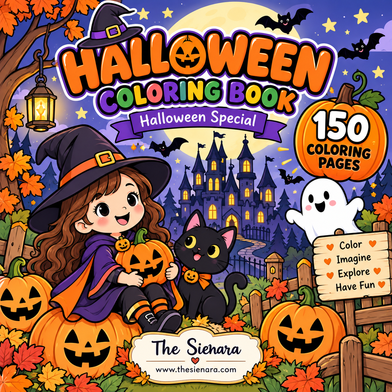 Halloween Coloring Book for Kids
