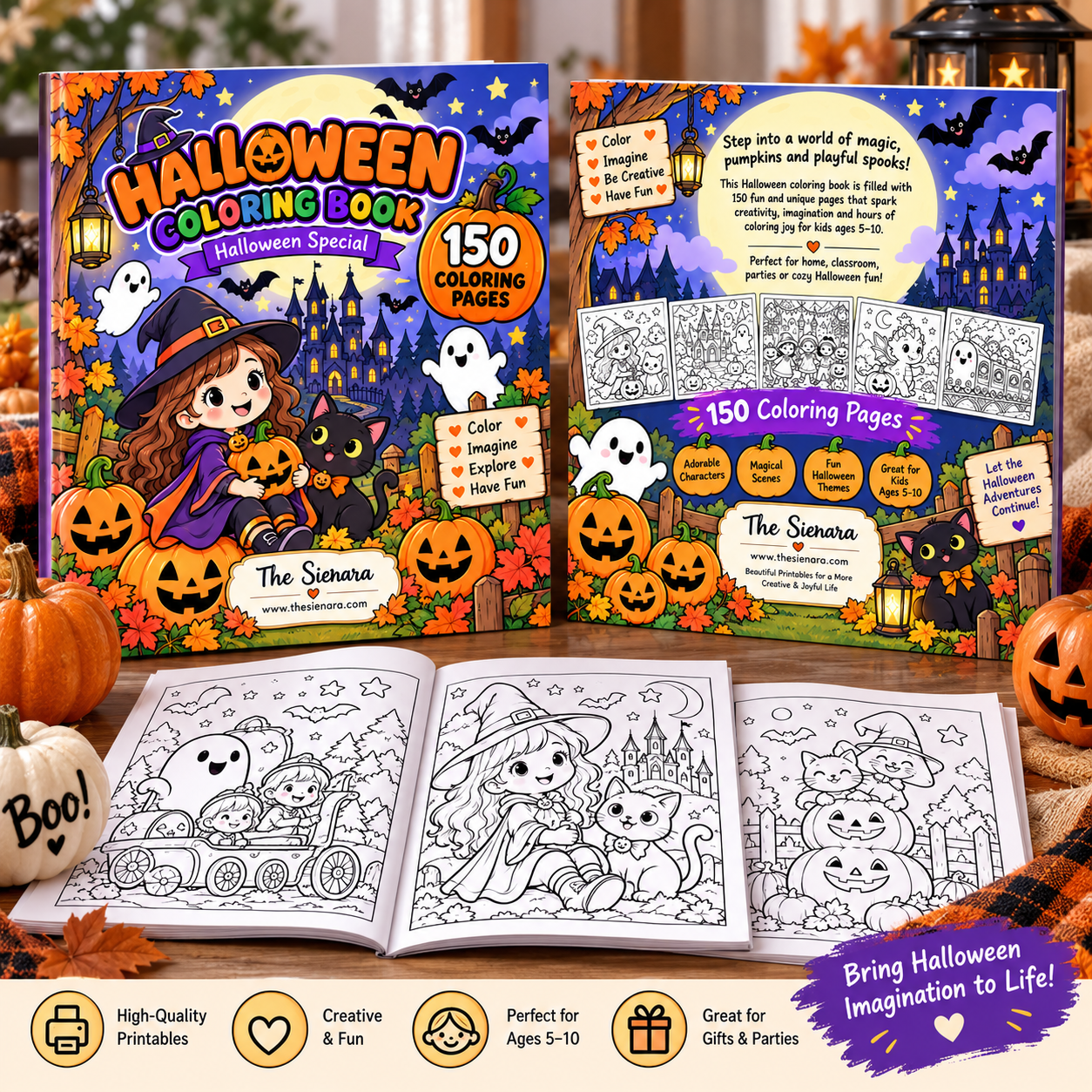 Halloween Coloring Book for Kids - Image 8