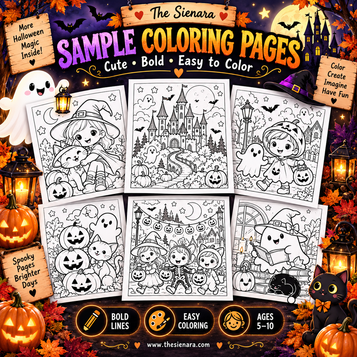 Halloween Coloring Book for Kids - Image 4