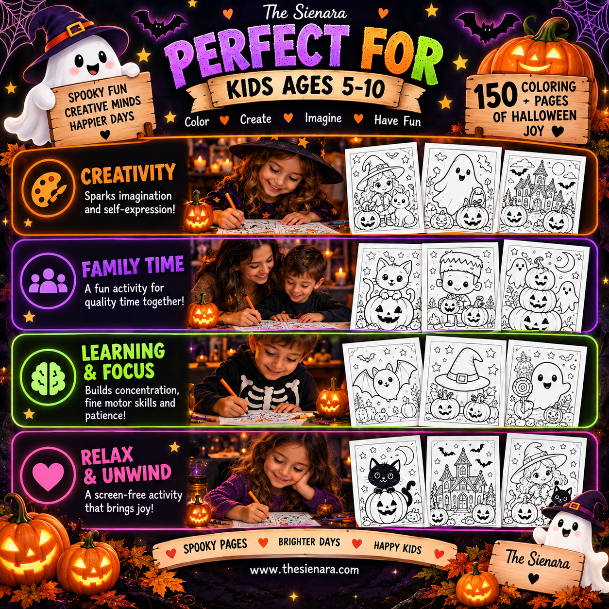 Halloween Coloring Book for Kids - Image 7
